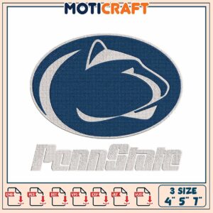 Penn State Nittany Lion Embroidery Design