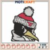 Penguin Embroidery Design 4x5x7 Inch 2 Penguin Embroidery Design 4x5x7 Inch