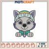 Paw Patrol Everest Embroidery Design