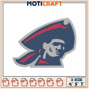 Patriots Embroidery Design 3 Sizes