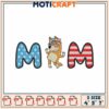 Patriotic Puppy Letter M Embroidery 1 Patriotic Puppy Letter M Embroidery