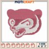 Panda Embroidery Design 4x5x7 Inch