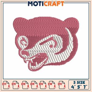 Panda Embroidery Design 4x5x7 Inch