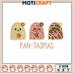 Pan Tasmas Embroidery Design 4x5x7 Inch