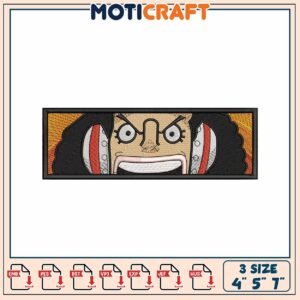 One Piece Shanks Embroidery Patch 4x7 Inch
