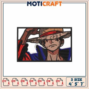 One Piece Luffy Embroidery Design for Unique Craft Projects