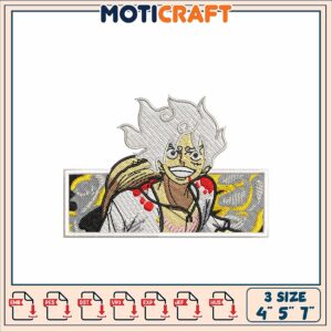 One Piece Law Embroidery Design 3 Sizes