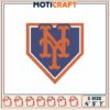 NY Mets Embroidery Design 4x5x7 Inch