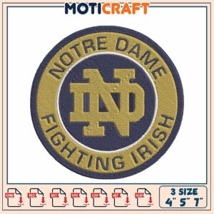 Notre Dame Fighting Irish Embroidery Design