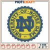 Notre Dame Embroidery Design 4x5x7 Inch