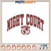Night Court Embroidery Design 4x5x7