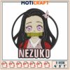 Nezuko Embroidery Design 3 Sizes