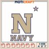 Navy N Embroidery Design 4x5x7 Inch 1 Navy N Embroidery Design 4x5x7 Inch