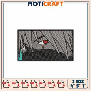 Naruto Sharingan Eye Embroidery Design