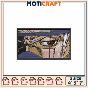 Naruto Sharingan Eye Embroidery Patch