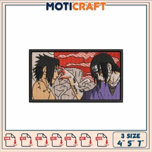 Naruto Itachi Embroidery Patch Design