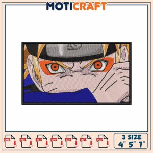 Naruto Embroidery Patch Design 4x5x7 Inch