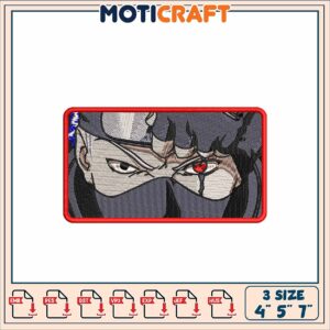 Naruto Embroidery Patch Design 4x7 Inch