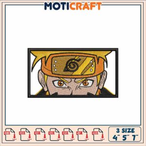 Naruto Embroidery Design for Machine 3 Sizes 4x5 7 inch