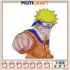 Naruto Embroidery Design 3 Sizes 4x5x7 Inch