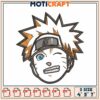 Naruto Character Embroidery Design for Crafts and Projects