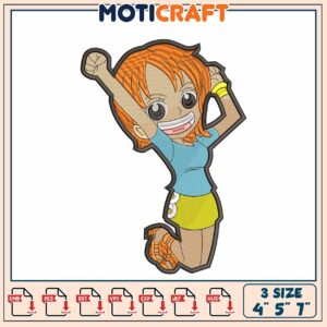 Nami One Piece Embroidery Patch