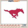 Mustang Embroidery Design 3 Sizes