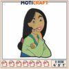 Mulan Embroidery Design - 3 Sizes 1 Mulan Embroidery Design 3 Sizes