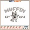 Muffin Dog Embroidery Design 4x5x7 1 Muffin Dog Embroidery Design 4x5x7