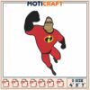 Mr Incredible Embroidery Design 4x5x7 Inch 1 Mr Incredible Embroidery Design 4x5x7 Inch