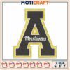 Mountaineers Letter A Embroidery Design 2 Mountaineers Letter A Embroidery Design