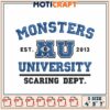 Monsters University Embroidery Design 1 Monsters University Embroidery Design