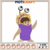 Monster Costume Embroidery Design 3 Sizes