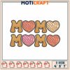 Mom Heart Embroidery Design 4x5x7 Inch