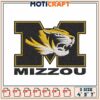 Mizzou Tiger Embroidery Design