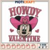 Minnie Mouse Howdy Valentine Embroidery