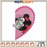 Minnie Mouse Heart Embroidery Design