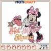 Minnie Mouse Hot Mess Mama Embroidery