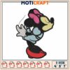 Minnie Mouse Embroidery Design Pattern for All Machines Sizes 4 to 7