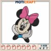 Minnie Mouse Embroidery Design in Three Size Options for Crafts 2 Minnie Mouse Embroidery Design in Three Size Options for Crafts