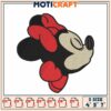 Minnie Mouse Embroidery Design for Machine 3 Sizes Available