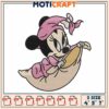 Minnie Mouse Embroidery Design for Cozy Projects and Crafts