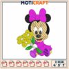 Minnie Mouse Embroidery Design 3 Sizes
