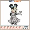 Minnie Mouse Dress Embroidery Design