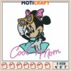 Minnie Mouse Cool Mom Embroidery Design