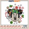 Minnie Mouse Christmas Embroidery Design