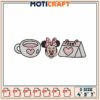 Minnie Mouse Coffee Feb Embroidery Design