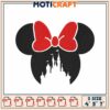 Minnie Mouse Castle Embroidery Design