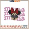 Minnie Mama Embroidery Design