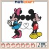 Minnie & Mickey Mouse Embroidery Design